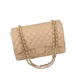 CLASSIC CNL Double Design Pack Chain de chaîne d'épaule géante Maxi Vente Sac à vaisselle sacs à main en cuir rétro Messeng High