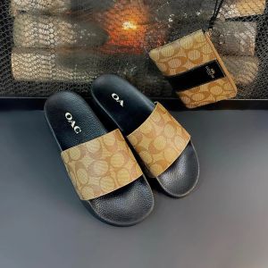 klassieke Coa ch slippers sandaal mannen vrouwen bloem casual schoenen glijbaan