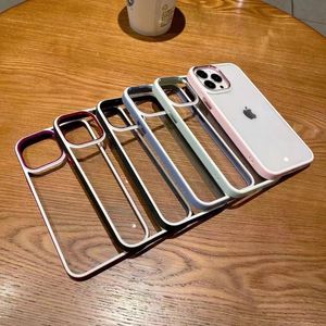 Classic Color Metal Camera Telefoonhoesjes voor iPhone 14 14Pro Prevention Shells