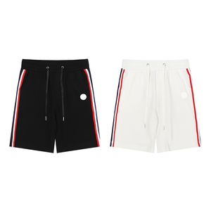 Pantalones cortos clásicos a rayas de colores para hombre, pantalones cortos de marca de lujo francesa, pantalones cortos informales, pantalones cortos de verano, talla M-XXL