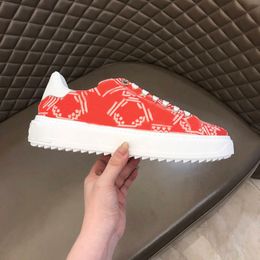 Klassieke paar modellen mode luxurys casual schoen mannen echte lederen sneakers loafers lace up vrouwen ontwerpers schoenen dames met doos maat 35-45