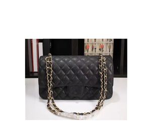 Klassieke crossbody tas Hoge kwaliteit luxe ontwerpers Mode kaviaar handtassen Gouden ketting schoudertassen Luxe merken handtas