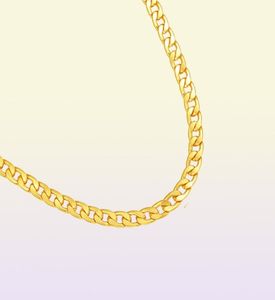 Klassieke Cubaanse linkketting Ketting 18K Goldenrose Goldplatinum Pol Mode Men Sieraden Hip Hop Perfect Accessoires Party Gift7409863