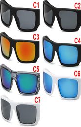 Lunettes de soleil cyclistes classiques Éboulantes couleurs pour hommes verres de soleil aux États-Unis carrés grand cadre de l'objectif foncé cool créateur de soleil sports de plein air 5097171