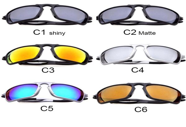 Gafas de sol clásicas de ciclismo deslumbrante para hombres con lentes solares en EE. UU. Negro verde negro Dark Sunshades Sunshades Outdoor Motorcycle9384543