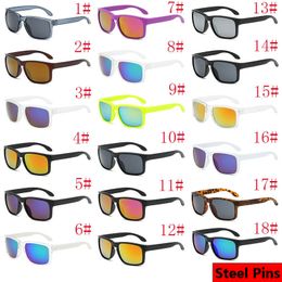 Lunettes de soleil de cyclisme classiques pour femmes et hommes, lunettes de soleil aux États-Unis, couleurs éblouissantes, verres foncés, pare-soleil de styliste, lunettes de soleil pour moto et vélo, 38 couleurs