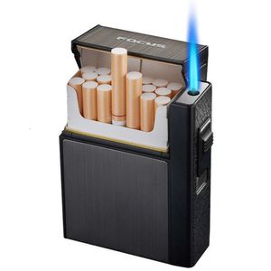 Étui à cigarettes de conception classique Lighter 2 en 1 boîtier de cigarette plus léger sur mesure