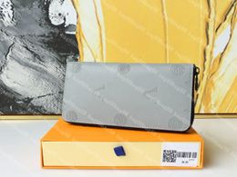 Cartera de diseño clásico para hombre Passport Wallet M81384Zippy Clip vertical para billetes con sándwich para tarjetas, bolsillo para monedas y compartimento para billetes Tamaño: 10 x 20 x 2 cm