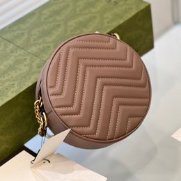 Klassieke designer tassen dame mini crossbody tas ronde ketens handtassen lederen schoudertas mode dames portemonnee dames koppeling vrouwelijke portemonnee