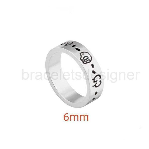 Bands de marque de créateurs classiques pour hommes Femmes Luxury Bijoux de qualité supérieure Birds 925 Silver Fashion Ringgjc8