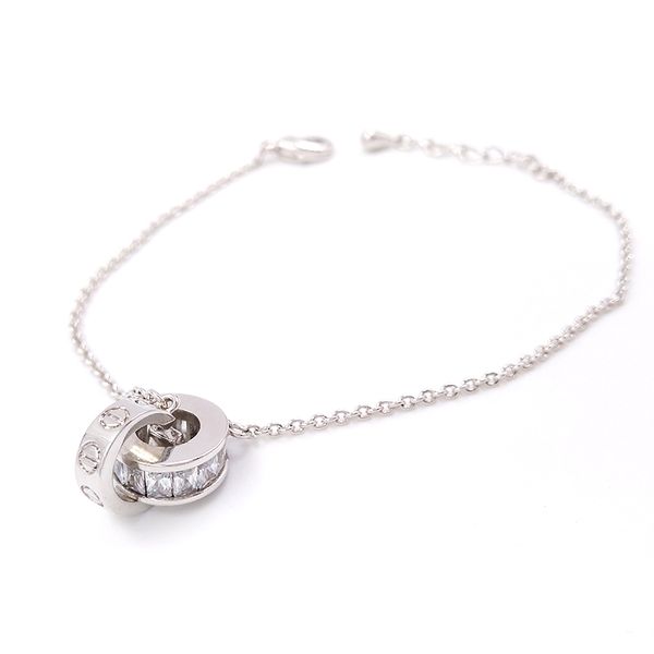 Classic Designer Charm Bracelets bijoux Ring of Time chaîne de diamants bracelet mode Jewelrys carti Bracelet design de luxe pour les femmes cadeaux d'anniversaire fête de mariage
