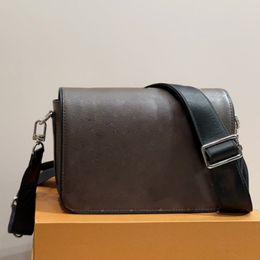 Sac à bandoulière en cuir pour hommes, sacoche classique de styliste, marque de luxe, sacs à bandoulière mode, sac à main pour téléphone