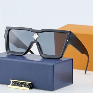 Lunettes de soleil de luxe polarisées de styliste classique pour hommes femmes lunettes de soleil de mode UV400 lunettes grand cadre carré lentille Polaroid avec B194Y