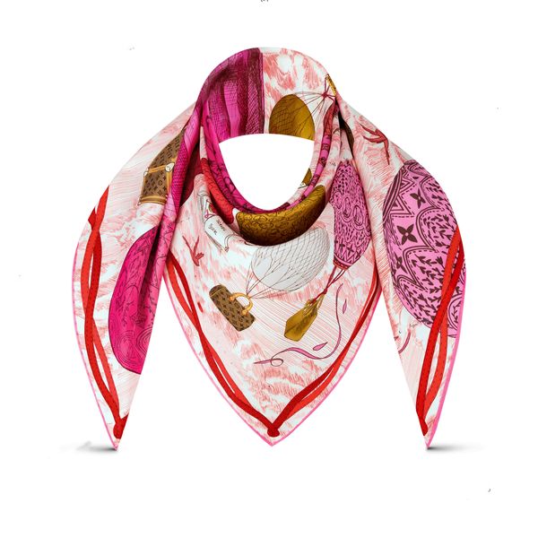 Diseñador clásico estampado l bufanda de seda bufandas elegantes recomendadas para viajes al aire libre Bufandas de cabezal de moda plisado con pañuelo de cabeza fácil de combinar 10a