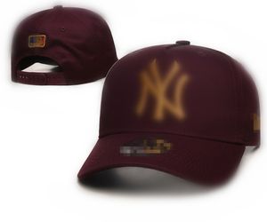 Le dernier chapeau de concepteur classique lettre de luxe de luxe NY CAP BASEALL CAPLE MEN'S 20 COLORS FEMME'S ROND CALLE MULTICOLOR AIGNABLABLE N-12