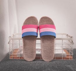 klassieke designer sandalen stro slippers mannen dames glijbanen dia tier anti slip zomerheren dames trainers sneakers 35-45