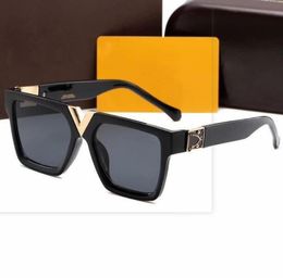 Lunettes de soleil de style styliste classique pour femme, verres de soleil chics à la mode, plein cadre, bonne qualité, pour conduire, 2371