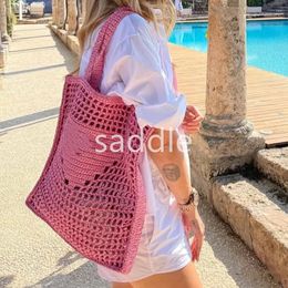 Sac fourre-tout de designer classique Lettres Sacs à main en paille de raphia Fourre-tout Y220401 Mode Crossbody Femmes Sacs à bandoulière Summer Beach Sac à main Grande capacité Sacs à bandoulière sans boîte