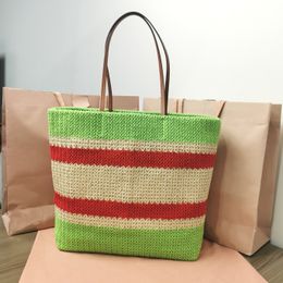 Bolsa de diseño de diseño clásico tela tejida de color vibrante de color de color animar este bolso de crochet bordes bordados bolsas de cuero en el hombro