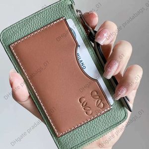 Portefeuille de créateur classique en cuir de veau à grain souple Zero Wallet Puzzles pour femmes Sac à cartes en cuir Clip Zero Wallet