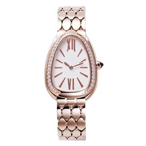 Montre de créateur classique femmes cristal style serpent en acier inoxydable montre-bracelet à quartz horloge verre saphir montre de diamant étanche lumineux livraison gratuite sb066 C4