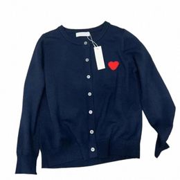 Sweater Classic Designer Women Fi Heart Eye Bordery Cardigan Cardigan Lady Sweatshirt With Letter