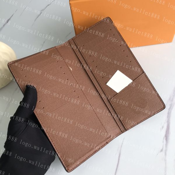 Diseñador clásico Cartera de mujer Chaqueta de hombre con estilo Carteras largas Tarjeta de monedero Notas Tarjetas de crédito Con billetera de caja N62665