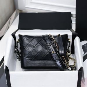 Klassieke ontwerpers schoudertassen handtassen topkwaliteit vrouw mode echte lederen ontwerper handtas dames flap letters zwart cross 2728
