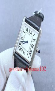 Version des conceptions classiques Nouveau designer OP Watche pour les dames watch white cadran 33 mm 27 mm VK chronographe chronographe working cuir bracelet b5846481