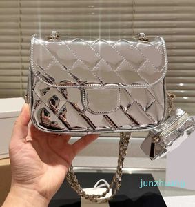 Diamond crossbody messager brillant en cuir breveté Femmes de luxe Sac de mode Sac à main