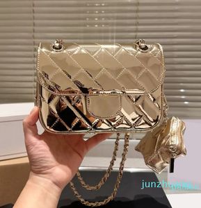 Klassieke Diamond Crossbody Messenger Shiny Patent Leather Women Luxury Bag Fashion Lattice Purse Handtas