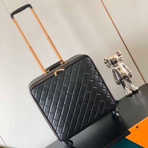 Klassieke diamantontwerper Traveltas Dames koffer Luxe merk koffer gepersonaliseerde streep klassieke bagagezak 240115