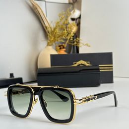 Klassieke DITA herenzonnebril modeontwerp damesbril luxe merk designer lenzenvloeistof topkwaliteit eenvoudige zakelijke stijl met etui