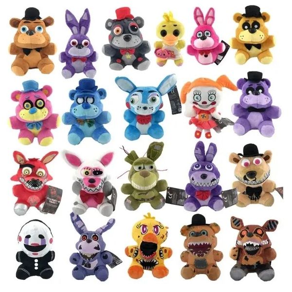 Muñeca clásica Nuevo tema de oso Juguete de peluche para niños Juego de medianoche Juguetes Decoración Anime Cumpleaños Suministros periféricos Festival Kxckn