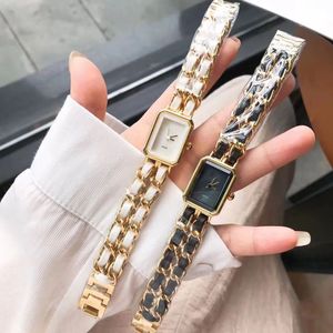 Classic Elegant Designer Watch Chancxx Dames Automatische Fashion Simple Watches 30mm vierkant Vol roestvrij staal Women Gold Silver Color Leuke polshorloges C777