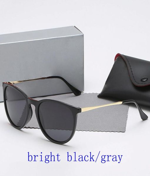 Classic Erika Sunglasses Femme Brand Designer Mirror Cat Eye Sunglass Star Style Protection Sun Glasses UV400 AVEC BOXES3721921