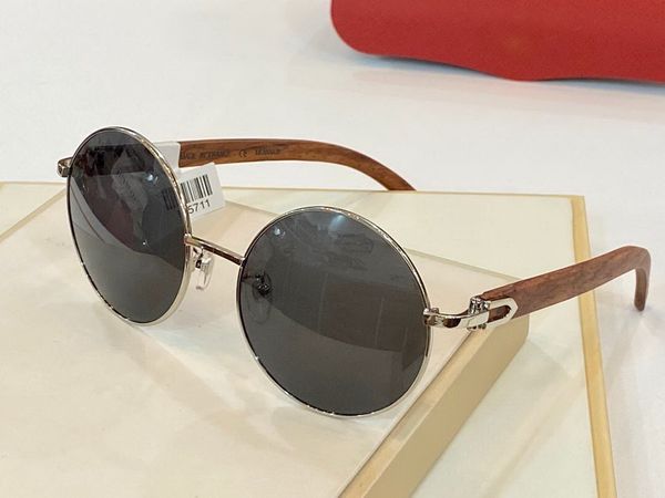 Marco de gafas clásico Lentes circulares de patas de madera, gafas de golf Marcos ópticos de alta calidad Marco de gafas, marco de anteojos al por mayor AT1524544