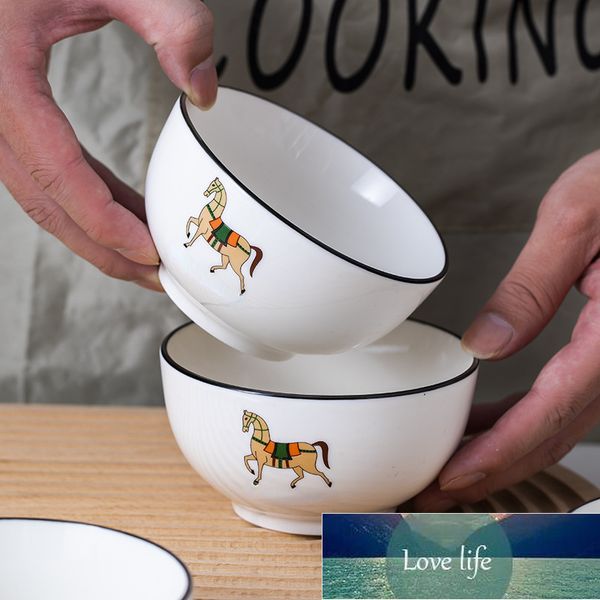 Cadeau d'approvisionnement direct d'usine classique nouveau bol en céramique ménage artisanat créatif vaisselle en céramique