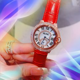 Clásico diseñador famosa damas mira el movimiento de cuarzo de la marca cronógrafo cronógrafo estuche de acero inoxidable reloj diamante bisel de pulsera de pulsera para mujeres