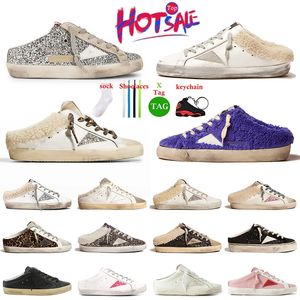 Famásica marca Italia Italia Paris Golden Sneakers Hi Ball Star Casual Shoes New Lanzamiento Sequin Decedente Dirty Dirty Súper Sabot Platform Trainers Sports Sports Sports 46