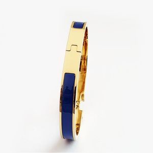 Brazalete clásico de moda diseñador de alta calidad pulseras de acero inoxidable 8 mm 12 mm Bracelet de uñas de oro Marca para hombres Joyas de oro Valentín regalo