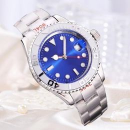 Классические модные керамические часы, мужские дизайнерские автоматические механические часы, ночник, сапфир, водонепроницаемые мужские наручные часы для свидания, 40 мм, автоматические часы Orologio Di Lusso