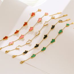 Classic Fashion Charm Butterfly Bracelets Designer Jewelry 18K Gold Bangle Elegante pulsera Collar para mujeres hombres Collares Cadena elegante joyería Regalo