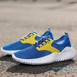 Klassieke mode comfortabele vrijetijdsschoenen voor heren Ademend Zwart wit Rood Blauw Donkergroen Kaki Grijs Bruin Koffie Perzik Sportschoenen Joggingschoen