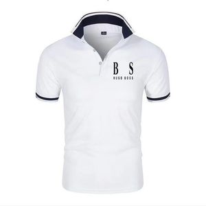 Designer Mens Polo Luxury Luxury Lettres BSS Casual Short Mens Mens Fashion Loose Aboul Half Mancheve Boss Mens T-shirt S-4XL