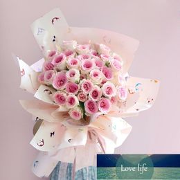 Moda clásica nueva impermeable colorido trébol de cuatro hojas Hera papel Ouya papeles caja de regalo Floral regalo flores papeles para envolver