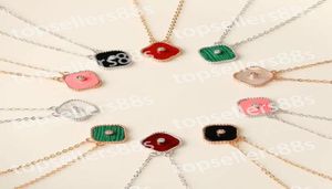 Klassieke mode hanger kettingen voor vrouwen elegante cz vier blad klaver medeled diamanten ketting zeer kwaliteit choker ketens desig2892049