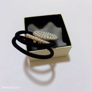 Klassieke mode ronde c haarring parellegering hoofd touw rubberen band haarspeld voor dames collectie hoofdtooi sieraden VIP geschenken