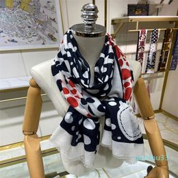 Écharpe de mode classique Foulards de créateur de luxe en cachemire épais châle femmes hommes longs enveloppes d'hiver logo Hijab avec un Pashmina moucheté doux au toucher 110X200cm