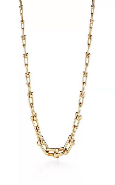 Classique mode titane acier chaînes épaisses colliers tendance bijoux noeud de bambou Seiko femmes hommes unisexe punk collier bracelet haute qualité9699267
